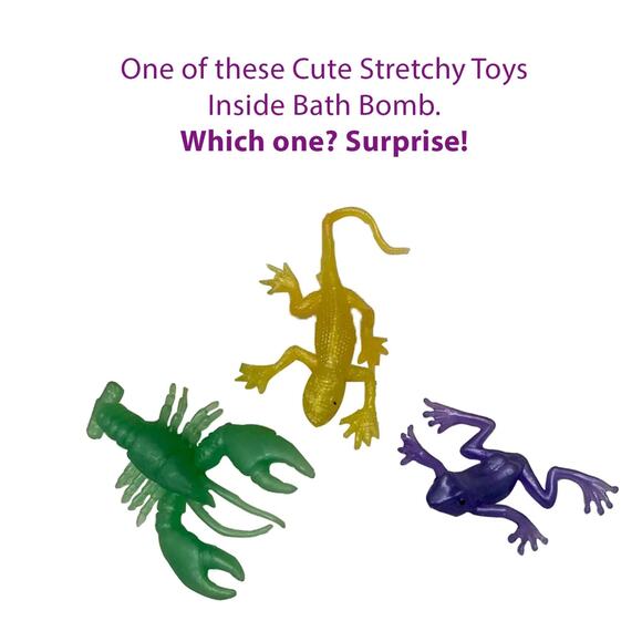 Fun Stretchy Toy Bath Bomb for Kids with Surprise Inside - Picture 4 of 6